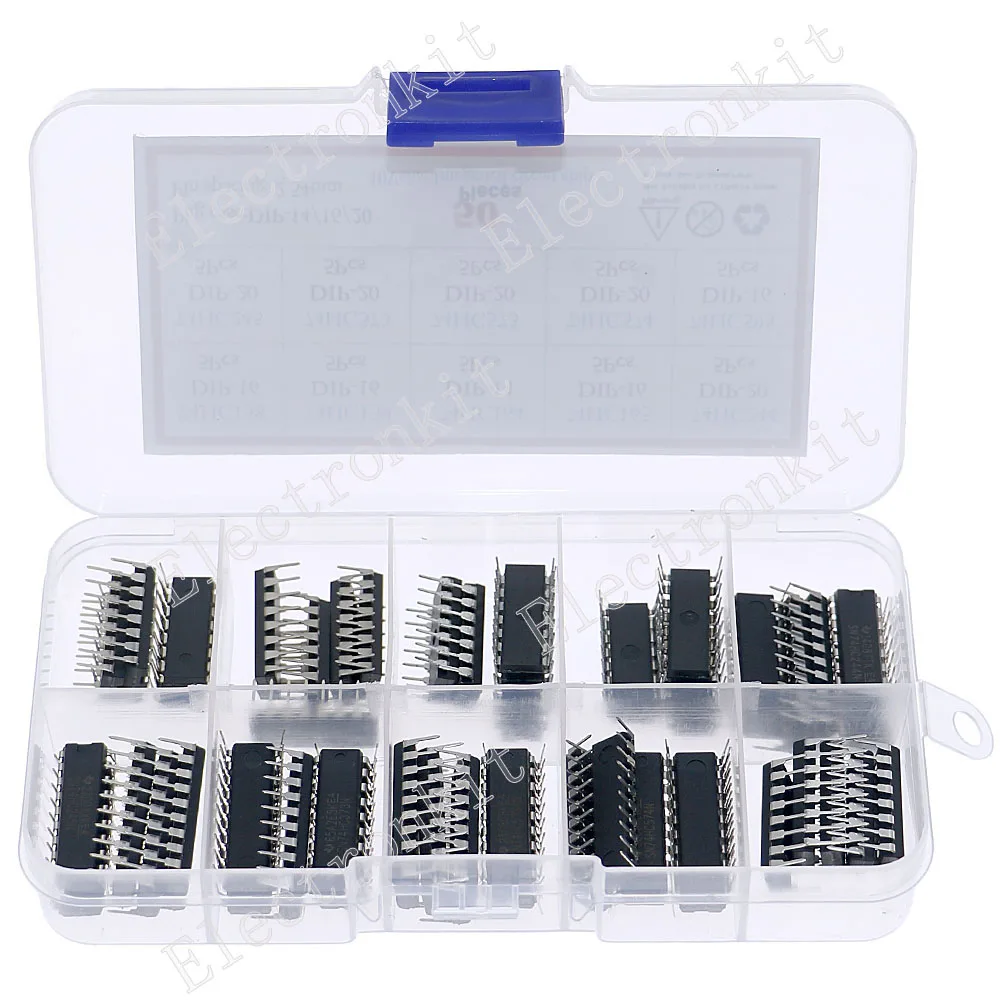 50 Uds 74HC00 74HC02 74HC04 74HC08 74HC14 74HC32 74HC74 74HC86 74HC125 74HC138 74HC139 74HC164 74HC165 74HC244 74HC245 74HC595