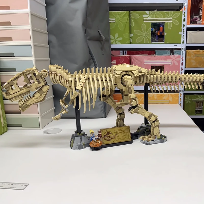 Set de Construcción de Bloques de Arquitectura de Dinosaurios para Decoración de Habitaciones, 3145 Piezas, Modelo de Ladrillos para Adultos, Regalos de Cumpleaños y Navidad