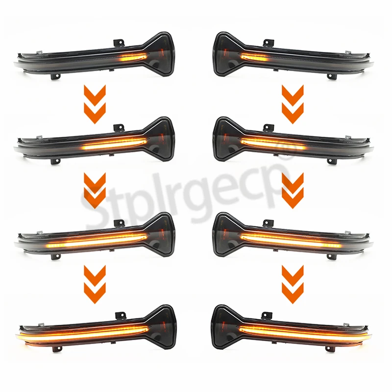 Lámpara de luz secuencial de espejo lateral de señal de giro dinámica LED para BMW G38 G12 G20 G30 G31 G14 G15 G11 G12 M5 F90 5 6 7 8 3 Series