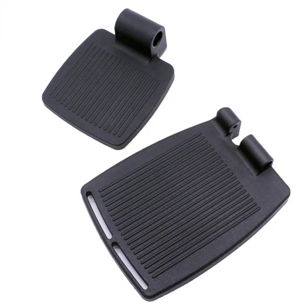 Accesorios para silla de ruedas: Reposapiés de tipo hueco, par, de plástico ABS engrosado y aleación de aluminio