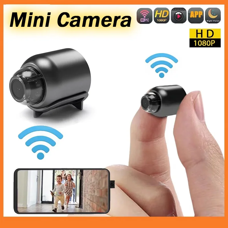 Xiaomi-cámara HD de 1080p, Mini cámara remota inalámbrica Wifi, visión nocturna, monitoreo de seguridad interior para mascotas y bebés, grabadora de Audio y vídeo Ip