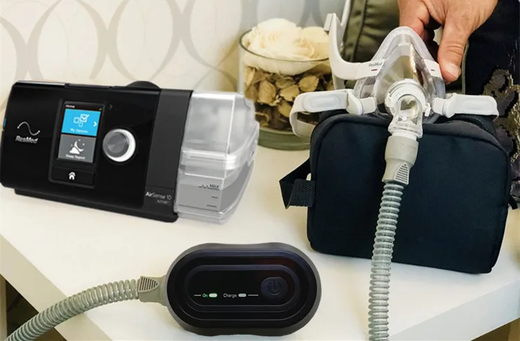 Limpiador y Esterilizador Portátil de CPAP con Ozono, Solución de Limpieza para Mascarillas y Tubos APAP BiPAP, Ionizador de Ozono