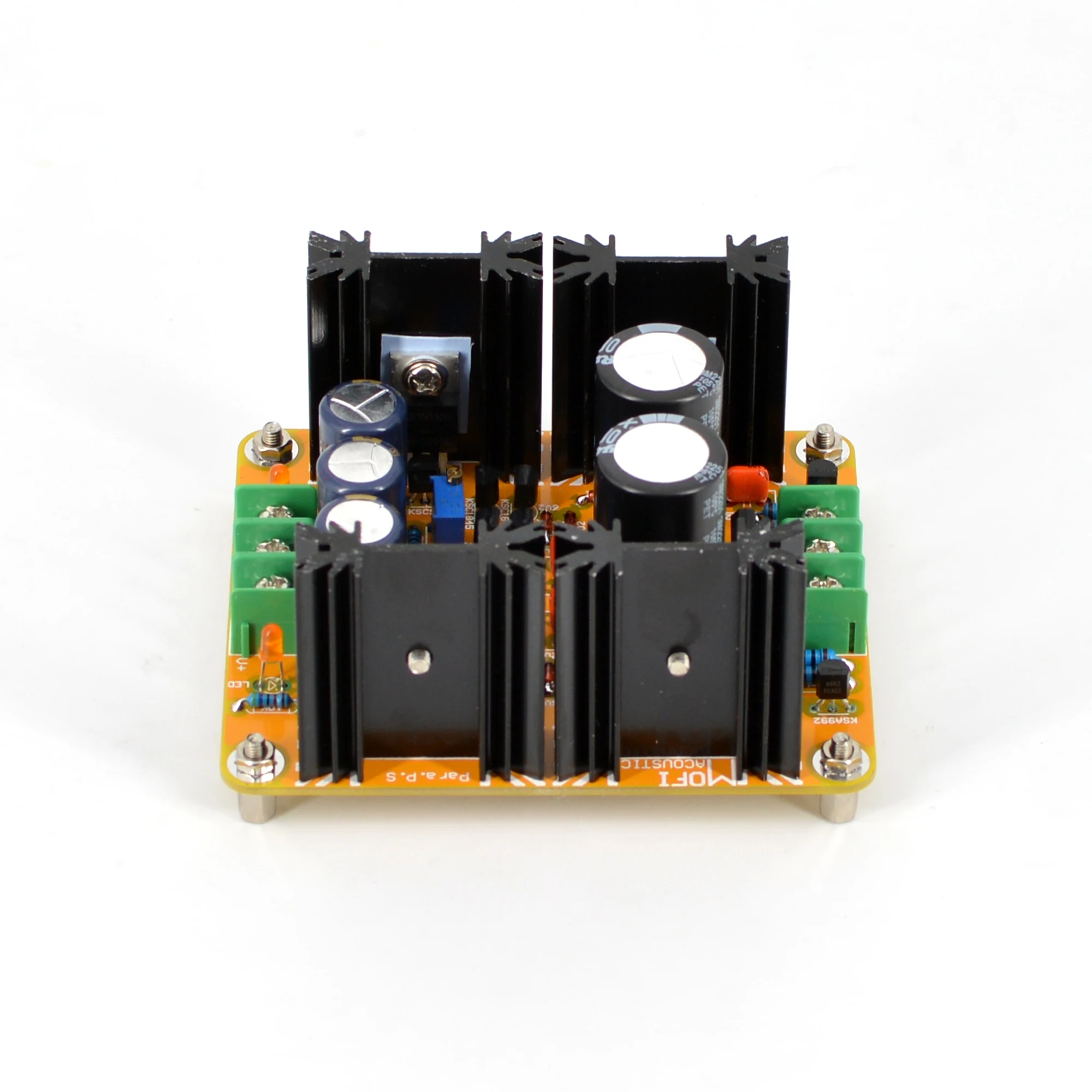 MOFI- Fuente de alimentación regulada paralela completamente discreta (doble riel ±5V ~±80V) KIT de bricolaje y tablero terminado