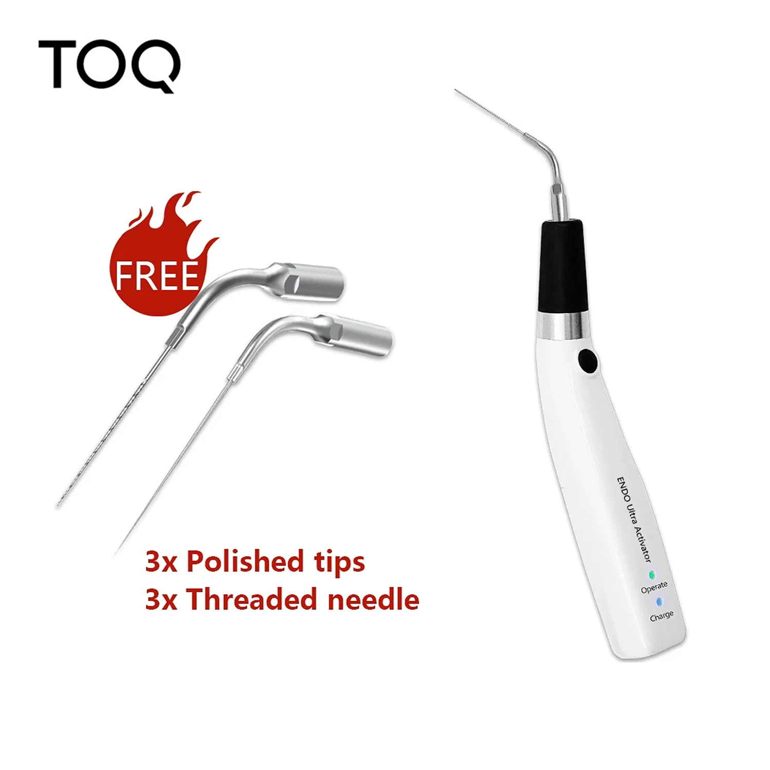 Kit de limas quirúrgicas endodónticas TOQ para la extracción de limas rotas, con 4 puntas, producto dental para la extracción de limas rotas, tratamiento de conductos radiculares dentales, cirugía endodóntica.