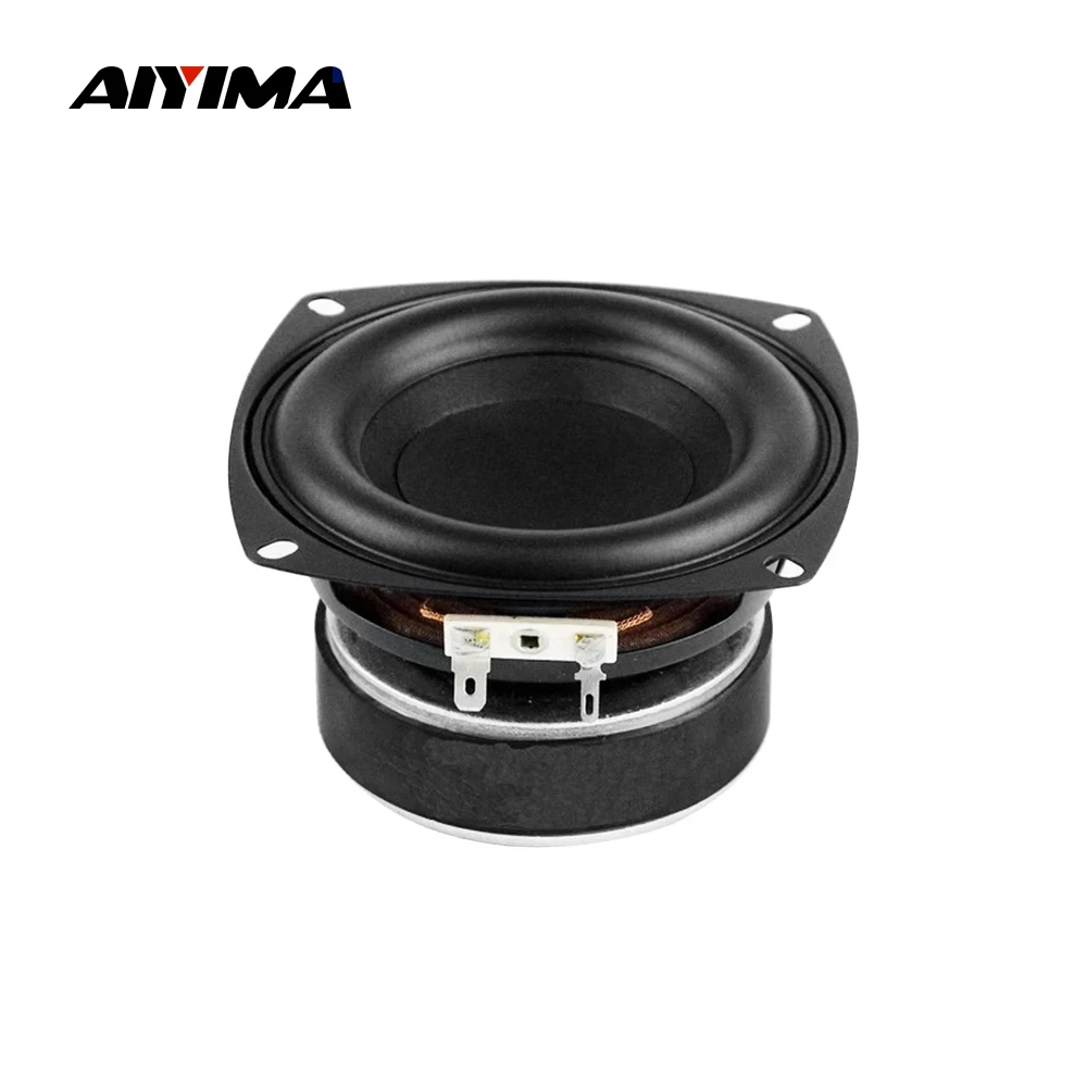 AIYIMA - Altavoz Subwoofer de 4 Pulgadas, 4-8 Ohmios, 50W, HIFI, Supergraves, Largo Alcance, para Sistemas de Cine en Casa 2.1