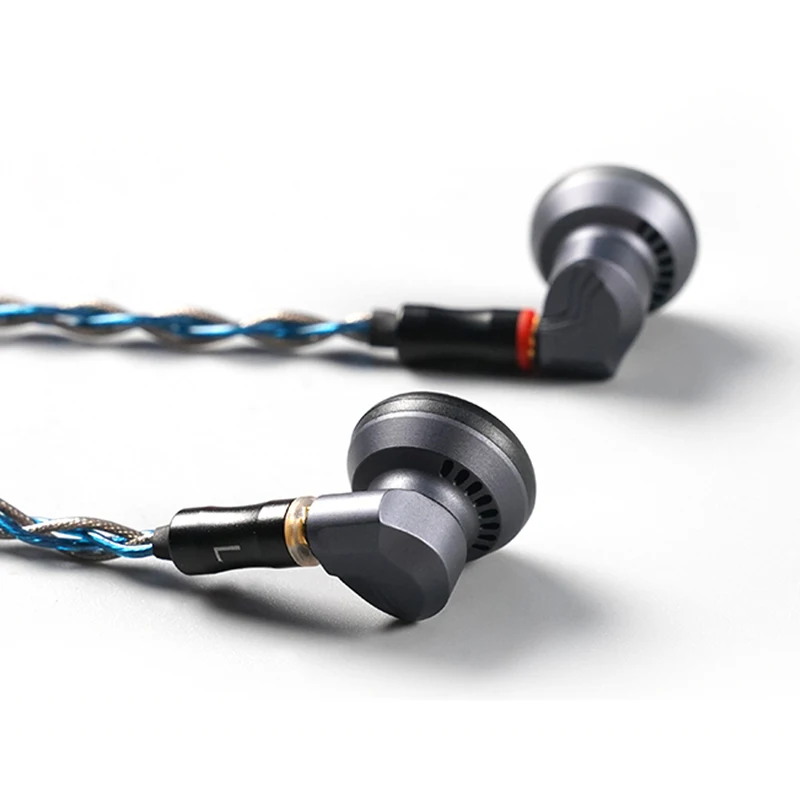 Yincrow RW-3000 insignia Metal HIFI Audiophile auriculares Monitor 15mm unidad dinámica bajo DJ auricular IEM ST-10s RW-1000 RW-2000