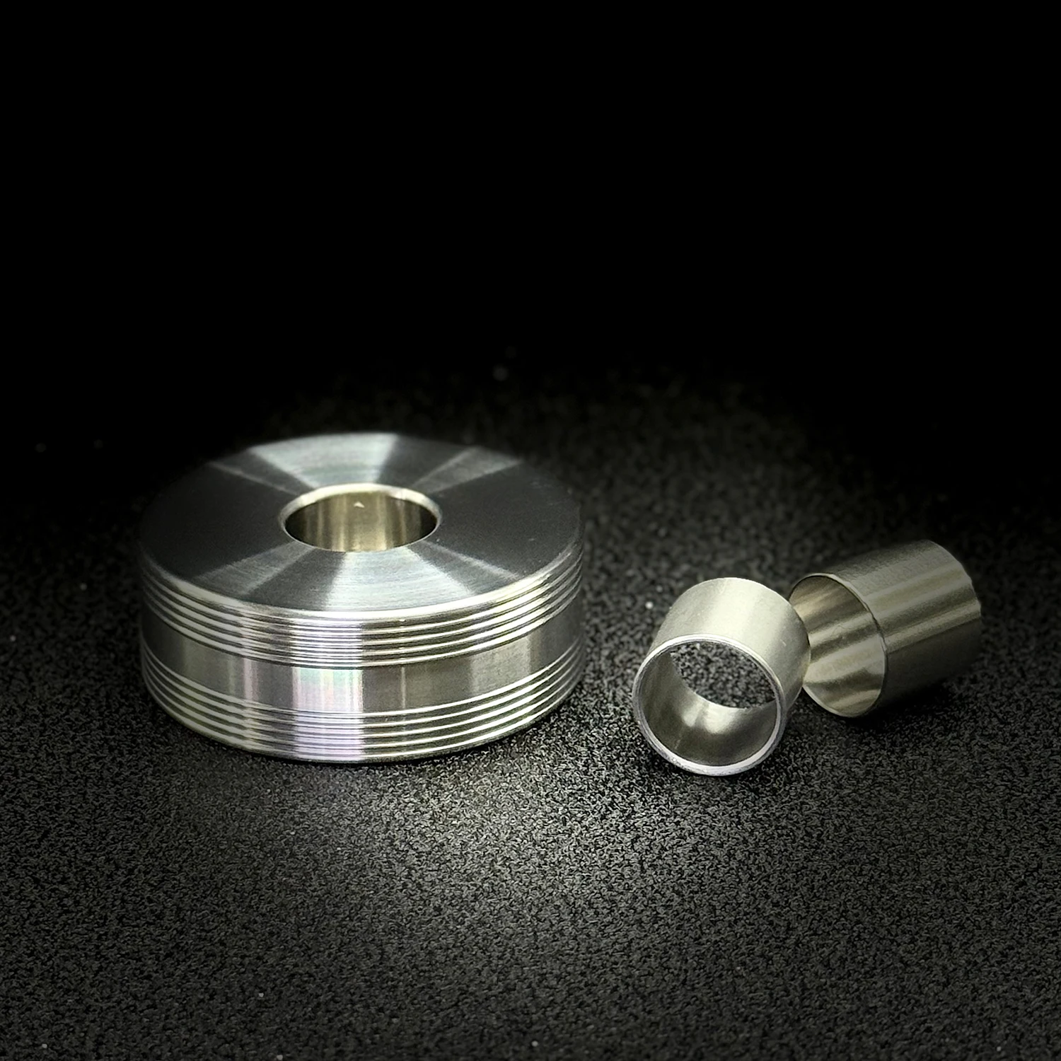 Soporte de maquinilla de afeitar con base de afeitadora de diámetro variable de acero inoxidable 316L de proceso CNC