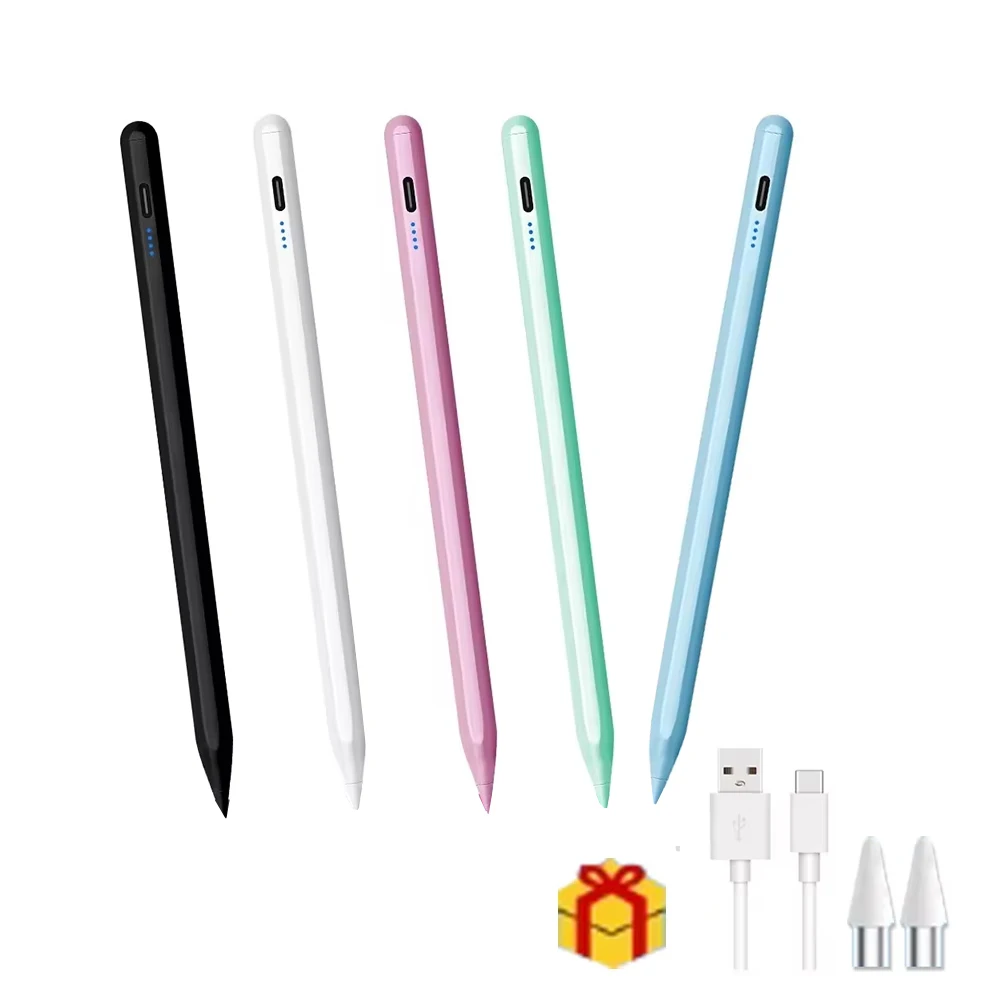 Lápiz óptico Universal para IOS, Android, Windows, tableta, teléfono, lápiz Multicolor, lápiz capacitivo para pintar y escribir