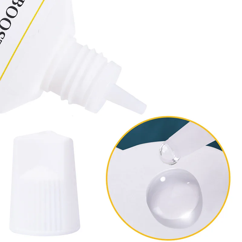 10 botellas de pegamento para extensión de pestañas, potenciador de plátano puro Corea, 15ml, Super Bonder, herramientas de maquillaje duraderas y transparentes, imprimación de fresa pura