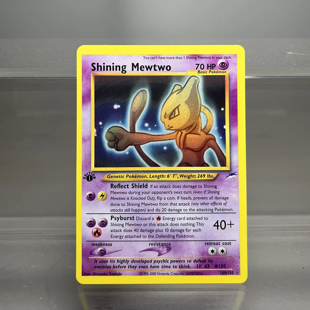 Tarjetas de Juego Pokémon de Primera Edición de 1996, Tarjetas Base Individuales, Charizard Brillante, Lugia, Wigglytuff, Colección de Tarjetas, Tarjetas Proxy PTCG