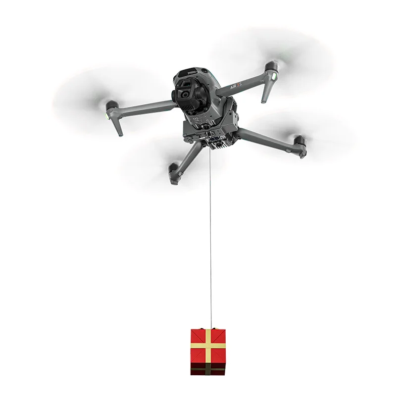 Sistema de lanzamiento de carga Airdrop mejorado de 12KM para DJI Air 3S, accesorios para drones, dispositivo de transporte de carga para DJI Air 3
