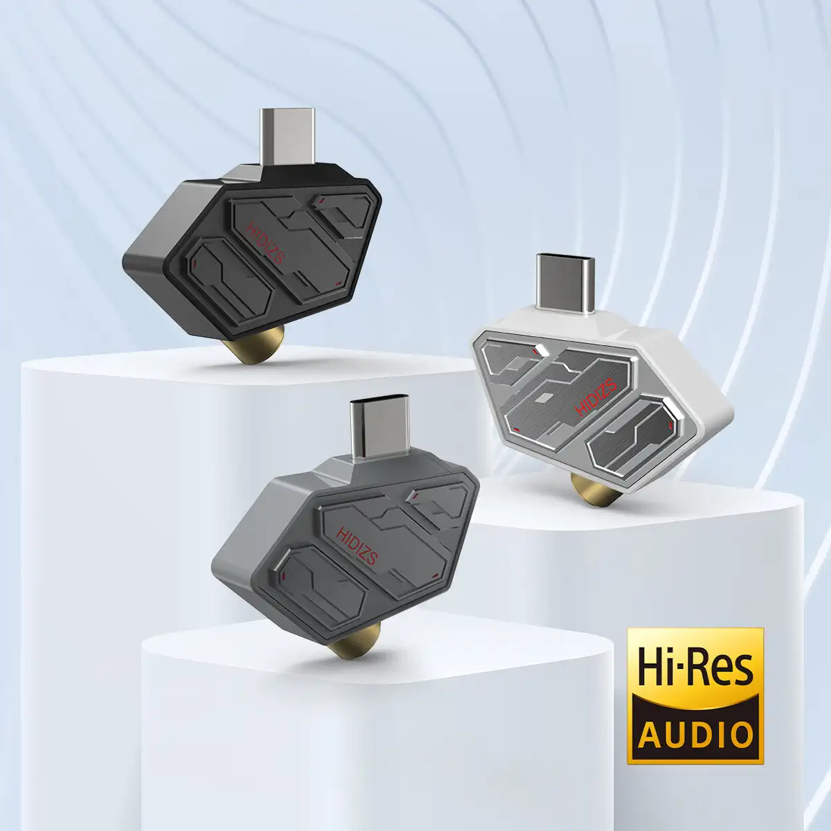 HIDIZS SD2 Audio HiFi DAC y amplificador Dongle multiusos DAC ES9270 128DSD decodificación tipo C a adaptador de 3,5mm PCM 32 bits 384kHz