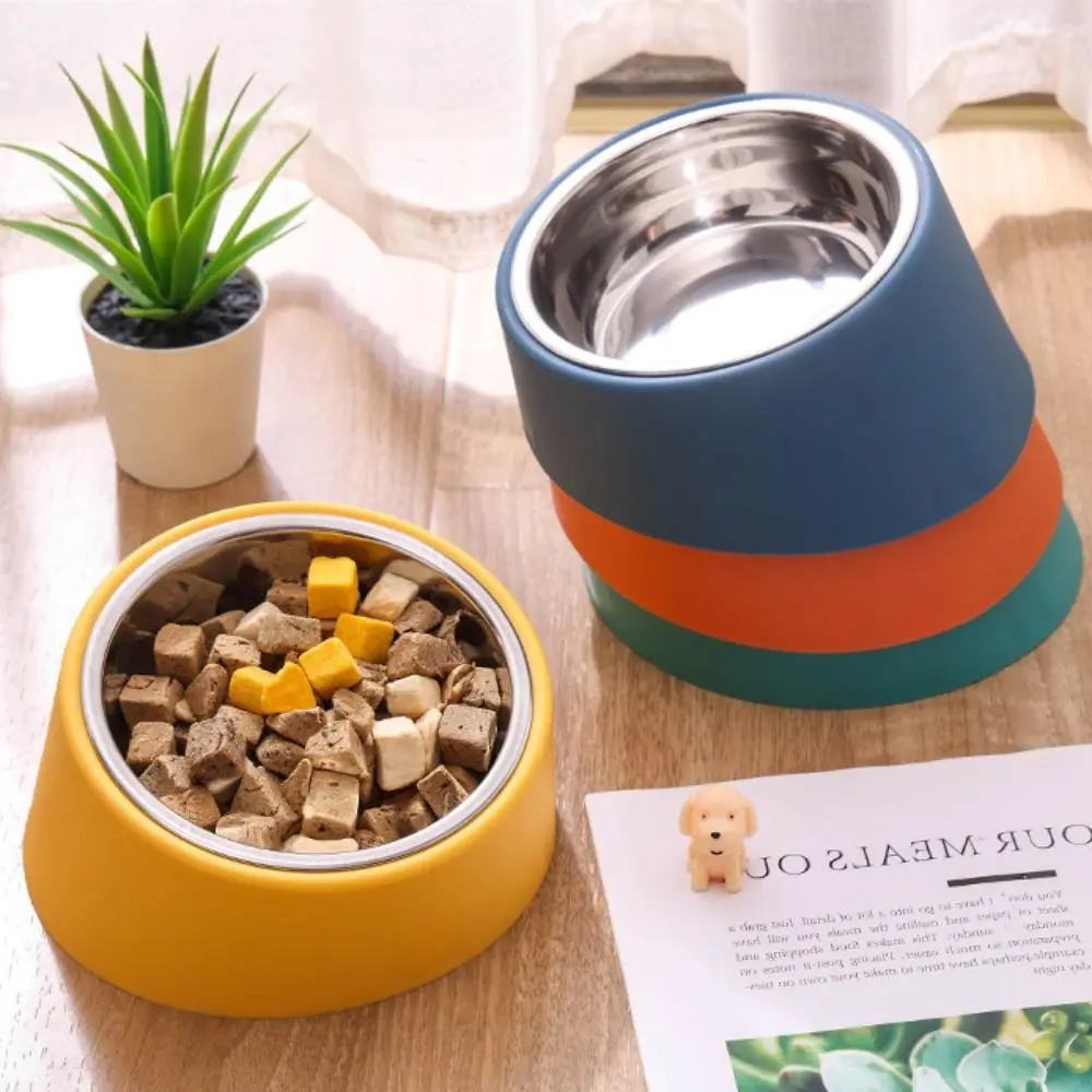 Cuencos desmontables de acero inoxidable con soporte resistente, alimentador ergonómico elevado para perros, perfecto para una alimentación saludable y Decoración elegante del hogar