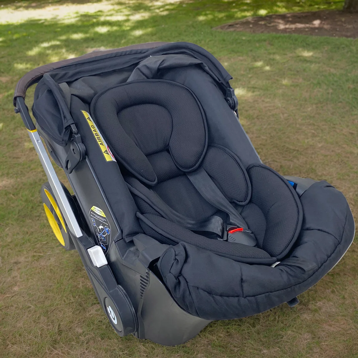 Cojín Universal para asiento de cochecito de bebé, almohada de soporte para cabeza y cuerpo para asiento de coche infantil Doona, accesorios para cochecito de recién nacido