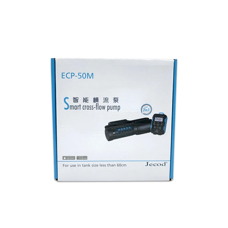 Jebao nuevo SCP-50 ECP-50 WIFI bomba de circulación de onda 12W 1500-5000L/H tanque de coral mini bomba de surf de acuario para vidrio de 8MM