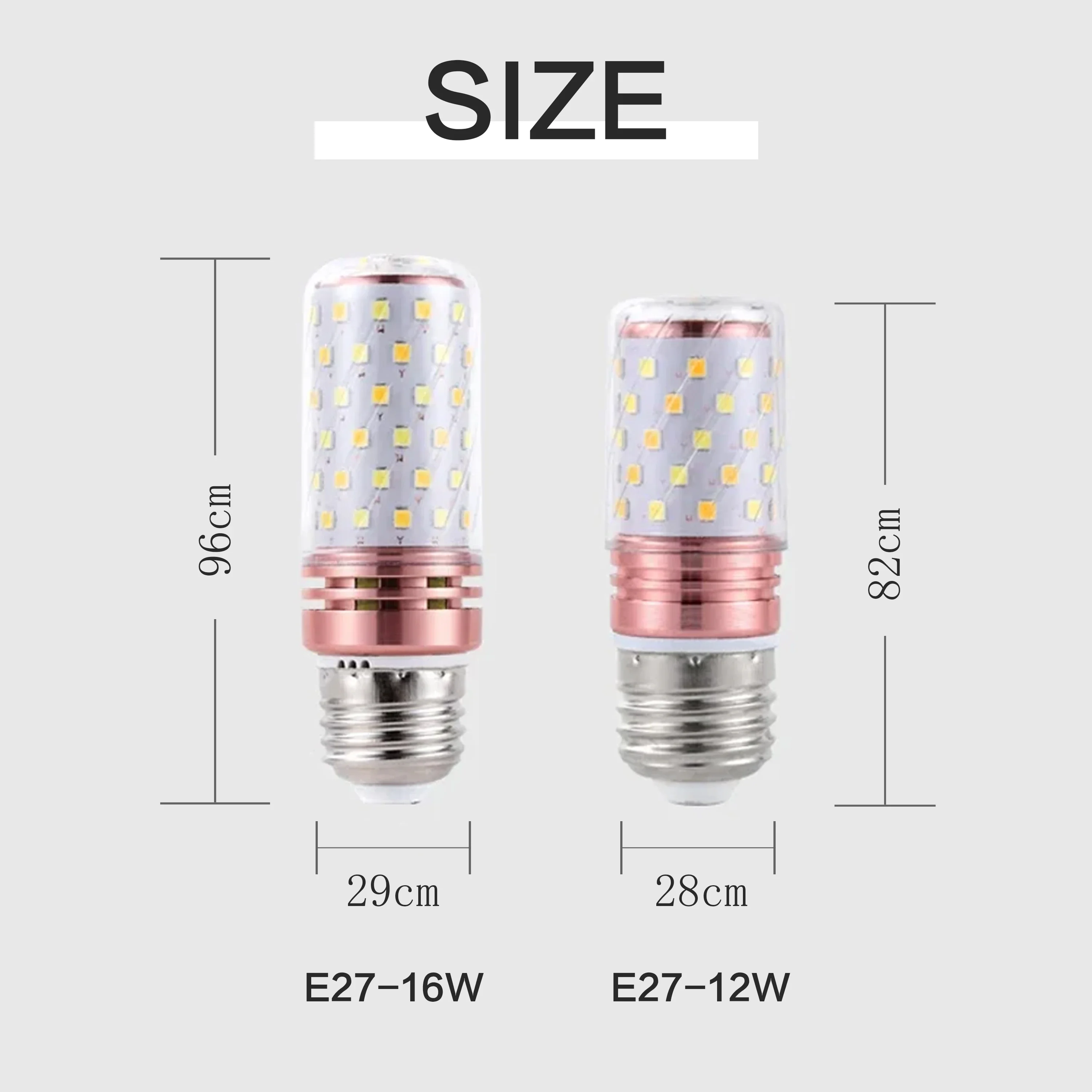 4 Uds. Bombillas LED de maíz de bajo consumo E14 E27 85-265V 12W 16W sin parpadeo SMD2835 iluminación del hogar decoración de luz interior bombillas brillantes