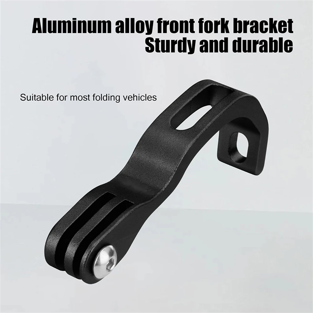 Soporte Extensor de Horquilla Delantera para Bicicleta de Aleación de Aluminio, Ligero y Resistente, para Cámara Deportiva GoPro, Luz Delantera de Bicicleta y Ciclismo