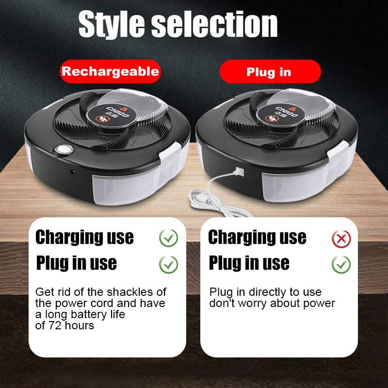 Atrapamoscas mejorado USB/trampa para moscas eléctrica recargable, trampa para insectos de seguridad, herramienta para atrapar plagas interior/exterior para el jardín del hogar