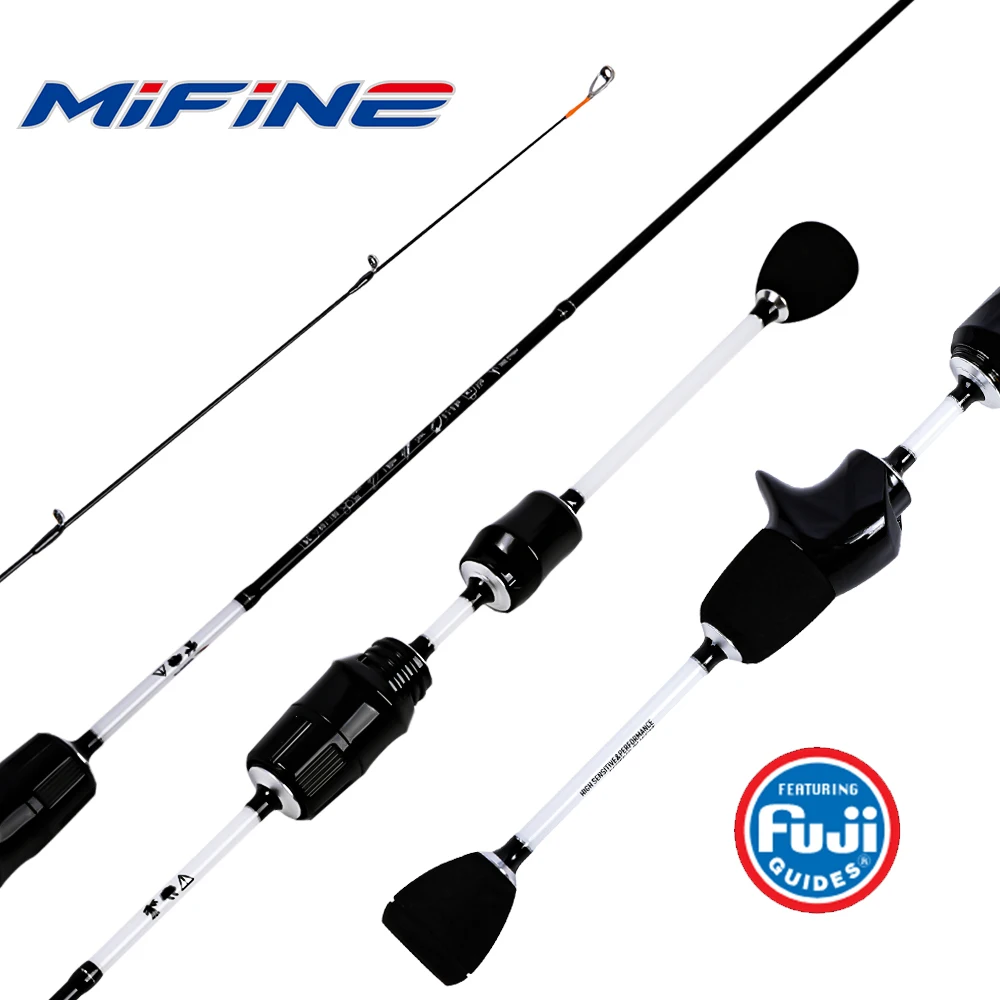 Caña de Pescar Ultraligera Mifine ILLUSION SLASH XUL, para Spinning/Casting, 0.2-0.8g, Fibra de Carbono 30T, Anillas Fuji/LS, Puntas Sólidas, para Pesca de Trucha