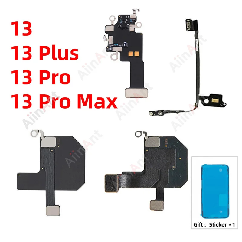 Antena de teléfono móvil con Bluetooth, GPS, NFC, señal Wifi, Cable flexible para iPhone 13 Pro Max mini con pegatina