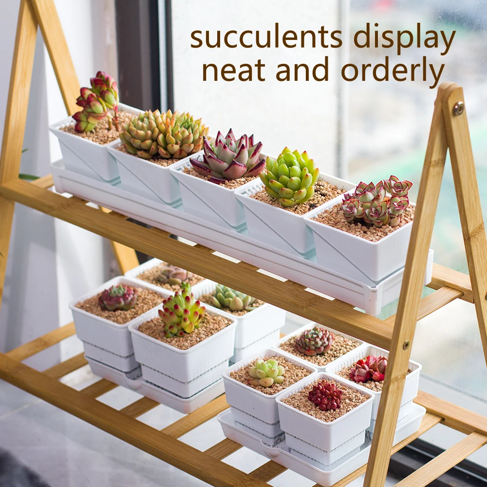 Macetas de malla de varios tamaños para flores, suculentas, cactus, plantas de vivero, macetas con agujeros, accesorios de jardín para decoración del hogar