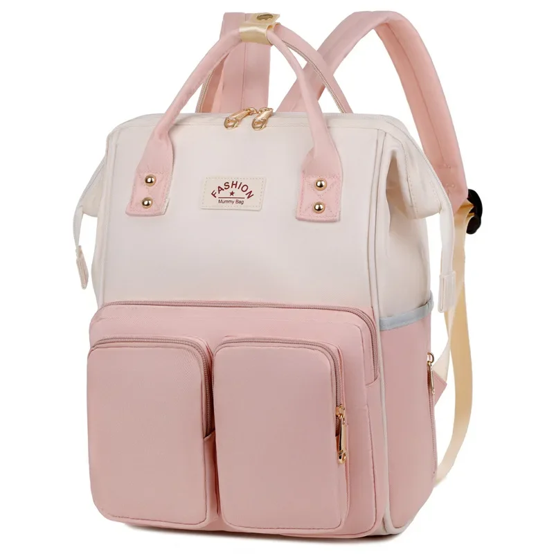 Bolsas de mamá multifuncionales de gran capacidad para salidas, mochila de viaje, bolso portátil impermeable para madre y bebé, mochila para mujer
