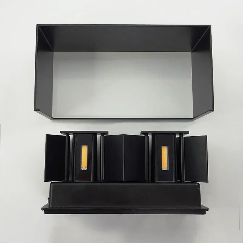 Lámpara de Pared Moderna Nórdica de 12W 24W IP65, Lámparas LED Impermeables para Interiores y Exteriores, Aplique de Pared para Sala de Estar, Porche, Dormitorio