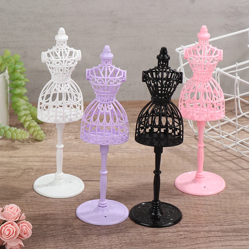 Maniquí hueco modelo percha soporte estante para muñecas niñas fantasía muñeca soporte de exhibición vestido ropa vestido muñeca Accesorios