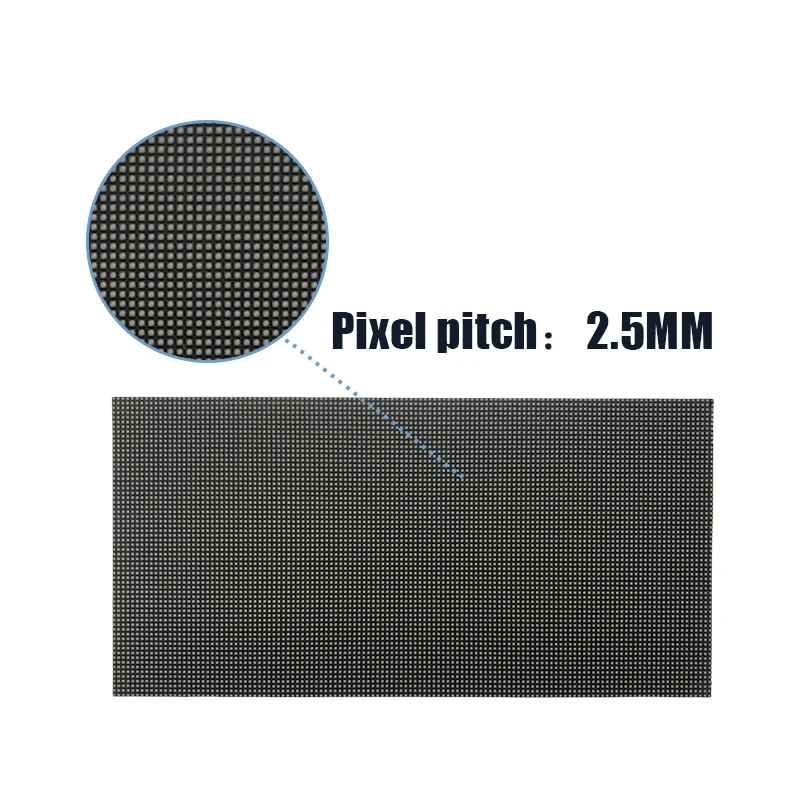 4 Uds LED a todo Color 320*160mm Módulo de pantalla de matriz 128x64 RGB P2.5 de alta resolución para pantalla interior señal Digital