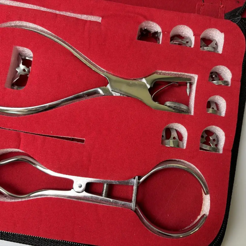JUMTOP Juego de perforadores de dique de goma dental Kit de inicio de dique de goma con abrazaderas de punzón de marco