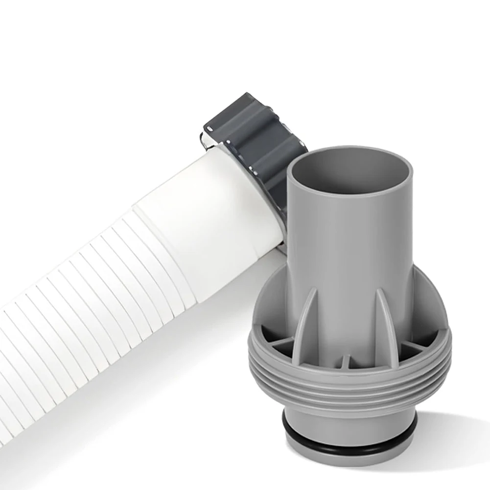 Bomba de filtro de cartucho, adaptador de manguera de 1,5 pulgadas, mejora la eficiencia de filtración para piscinas INTEX, adaptador de piscina sobre el suelo de 1,5 38mm