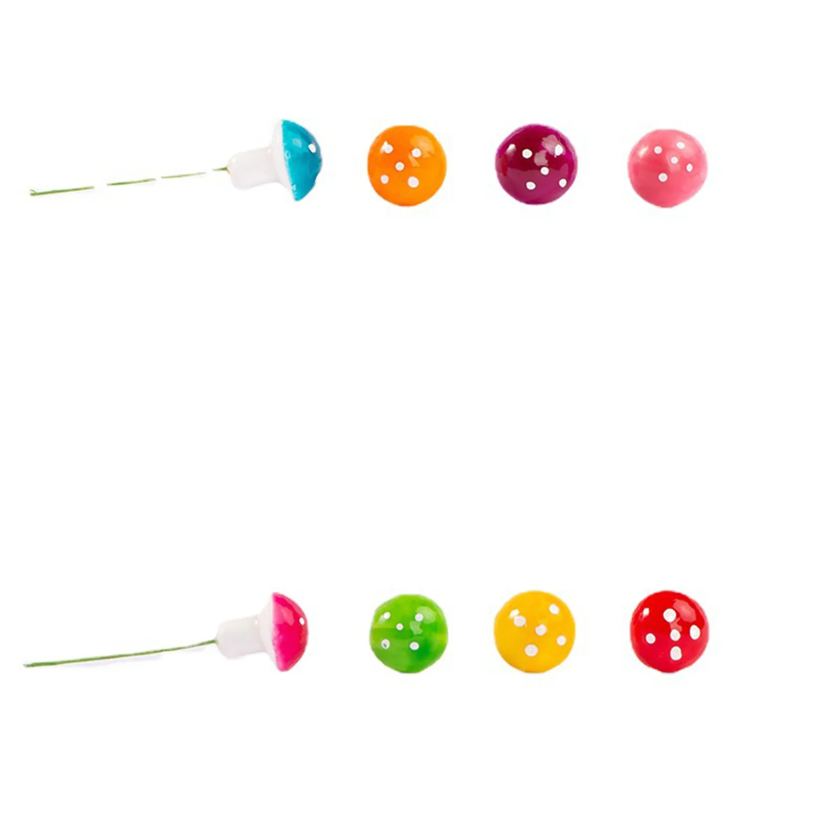 Accesorios de adorno Mini adornos de setas coloridas imitación espuma colorida accesorios de setas pequeñas Micro paisaje en maceta