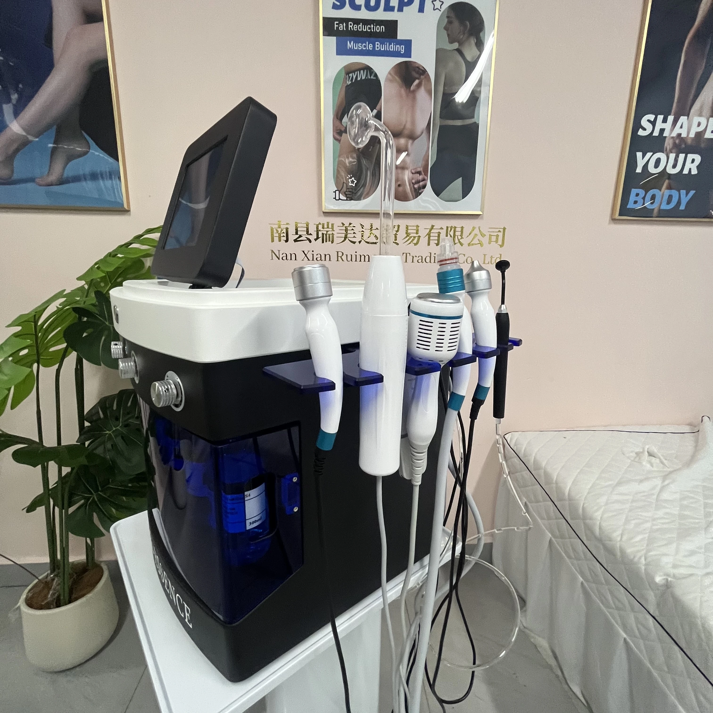 Máquina Profesional 14 en 1 para el Cuidado de la Piel, Limpieza Profunda, Eliminación de Puntos Negros, Reafirmación de la Piel, Aclaramiento, Dispositivo para Reducir Poros