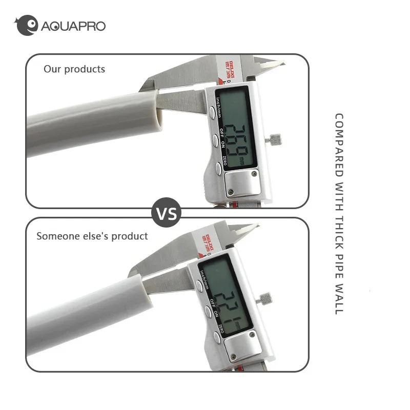 Tubo de Agua de PVC para Acuario AQUAPRO, Tubo Flexible para Cambio de Agua, Resistente a la Corrosión, para Bomba de Agua, Filtro, 3m