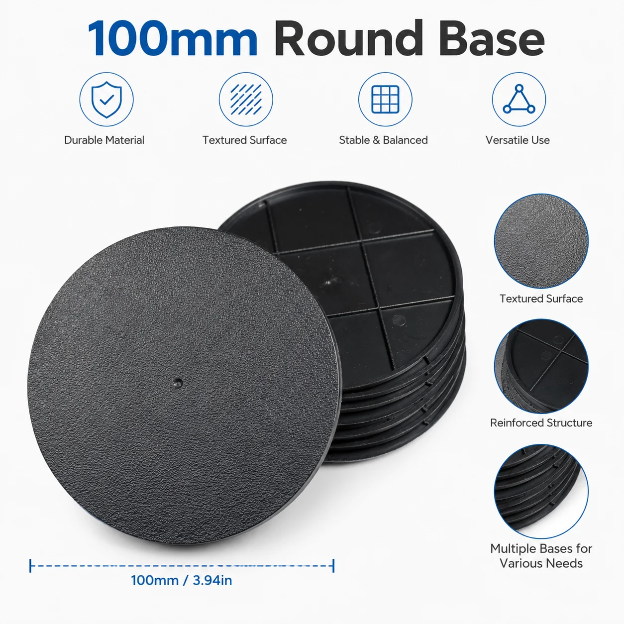 Wargame Base World-Bases redondas de 100mm
