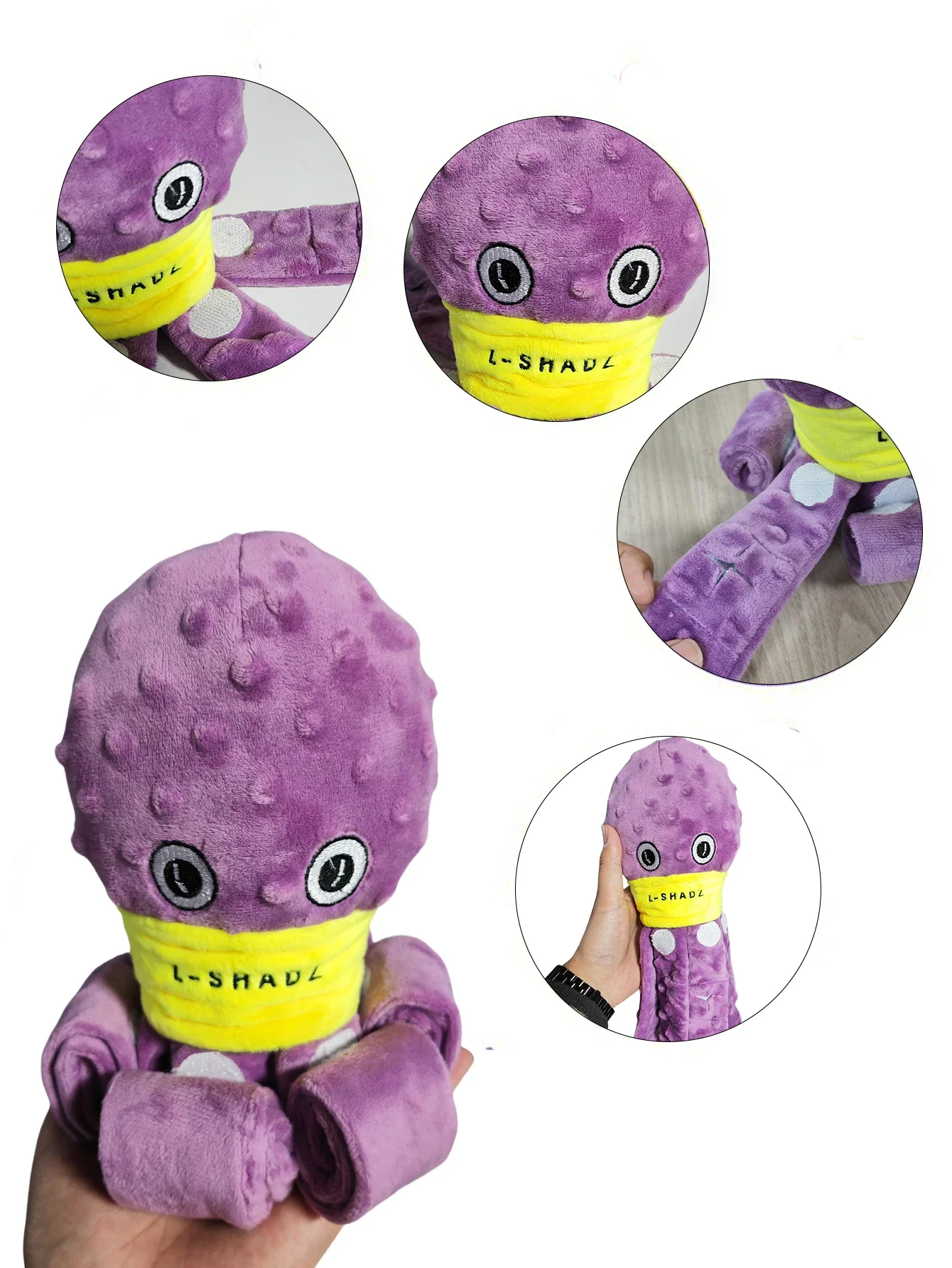Juguete de peluche para perro, rompecabezas de pulpo, juguete interactivo para masticar, juego de alimentación lenta para cachorros