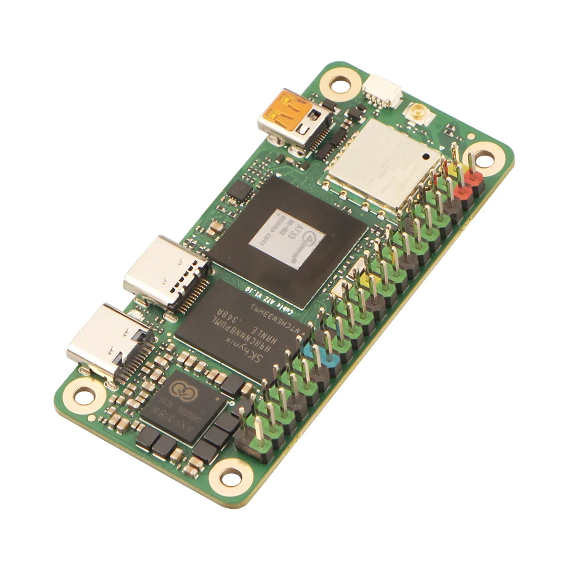 BoMaSRadxa Cubie A7Z, SoC Allwinner con CPU de Ocho Núcleos, Pantalla Dual y Coprocesador RISC-V, Computadora de Placa Única