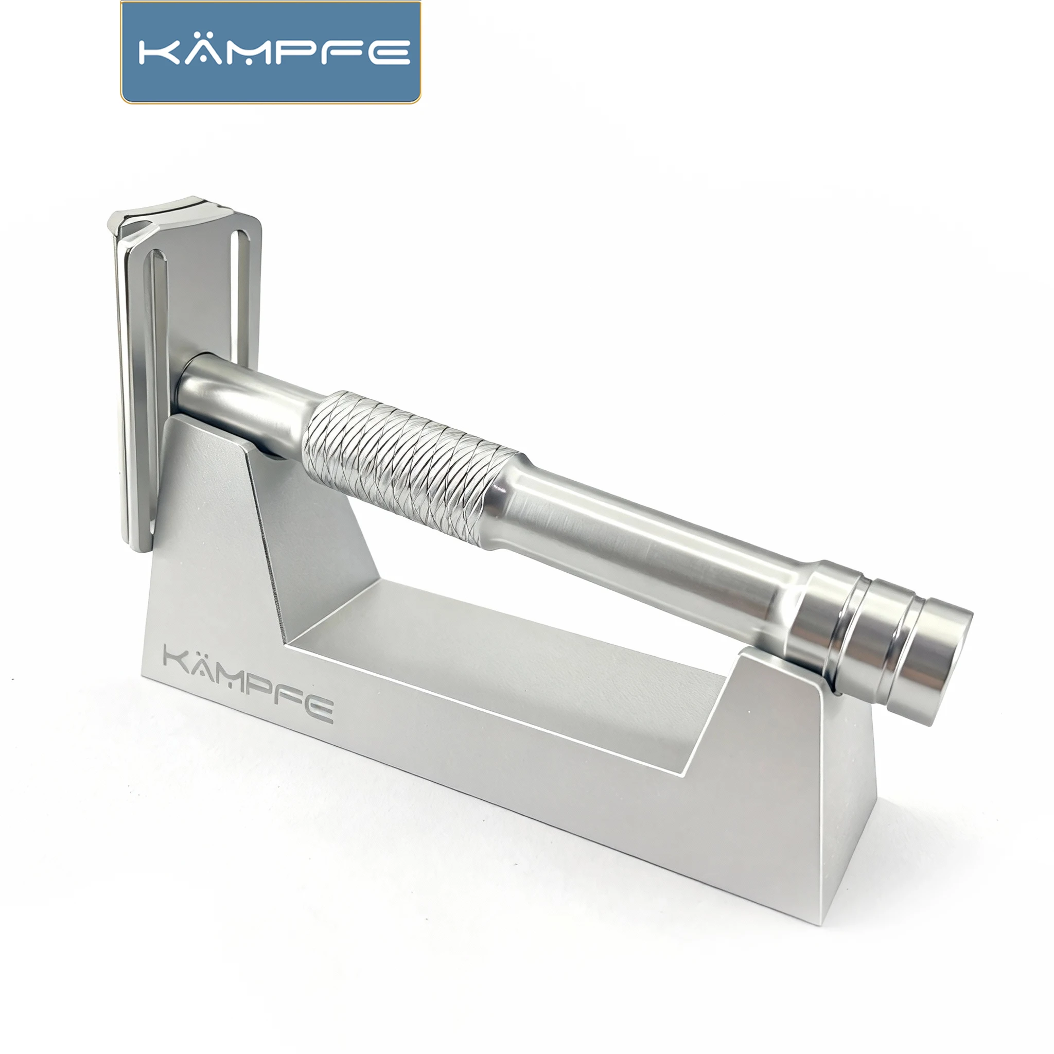 Soporte para maquinilla de afeitar de aluminio KAMPFE: soporte para maquinilla de afeitar ligero y altamente duradero para Henson AL13, maquinilla de afeitar Kampfe