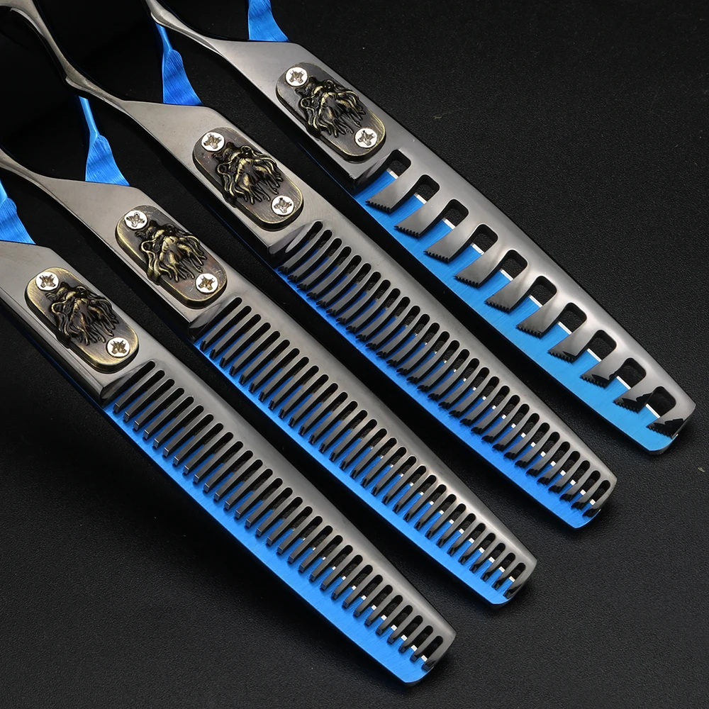 XUANTENG Varias cantidades de adelgazamiento de tijeras para el cabello, peluqueros, herramientas de peinado, tijeras de corte profesionales