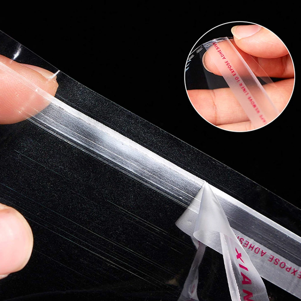 Bolsa de plástico transparente autoadhesiva OPP, bolsa de celofán para sellar embalajes, para joyería, galletas, dulces, regalos, embalaje de galletas, 1000-100 Uds.