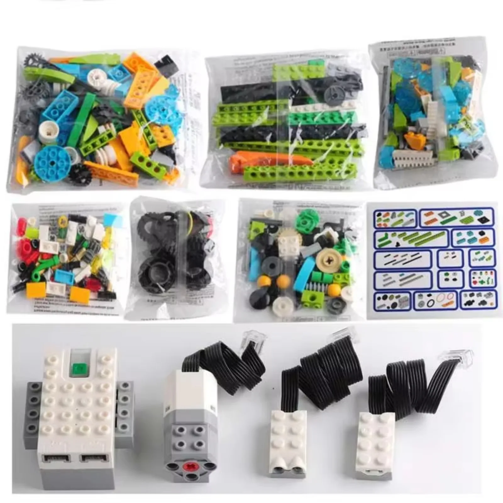 Kit de bloques de construcción educativos STEM 280 piezas con sensores electrónicos para programación de robots