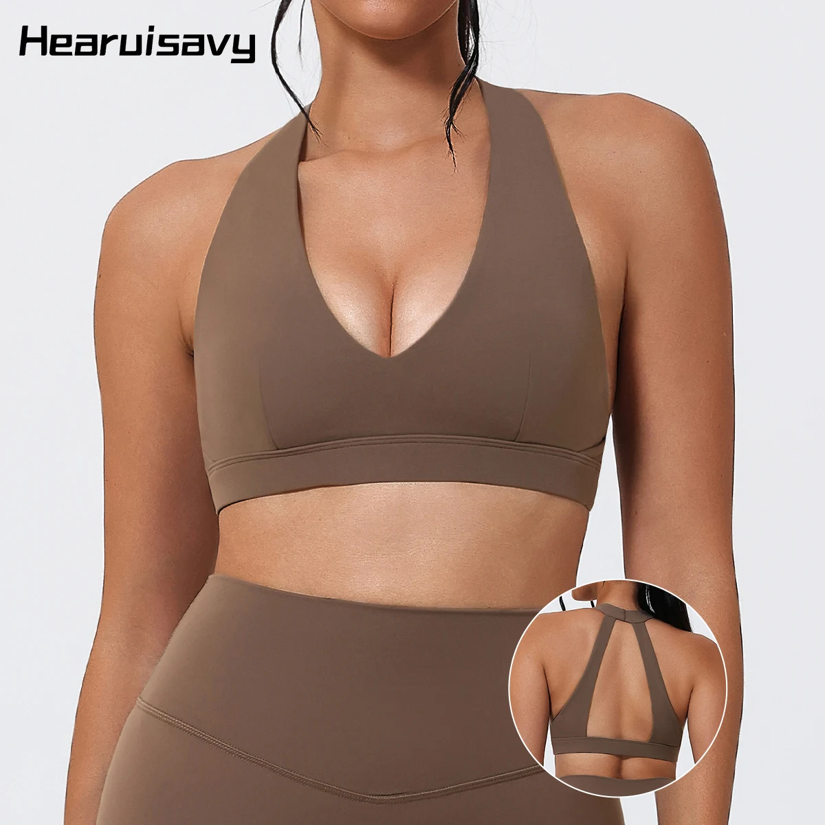 Hearuisavy-Sujetador deportivo de verano para mujer, sujetador para Pilates, Yoga, ropa interior para gimnasio, ropa interior para correr, a prueba de golpes, transpirable, de secado rápido, Top deportivo para niñas