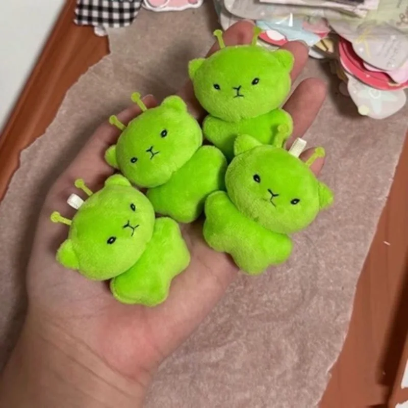 Nuevo Mini gato alienígena invasión tierra muñeca hecha a mano colgante súper suave lindo bolso accesorios regalos súper lindo