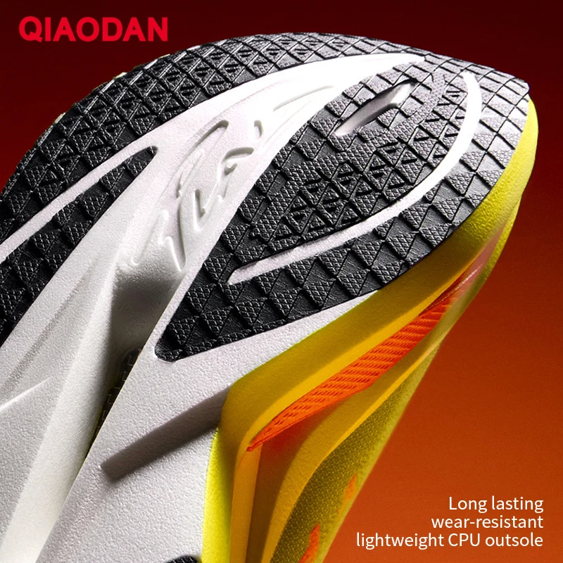 QIAODAN Feiying Plaid 3 Carbon Plate, zapatillas para correr para hombre, zapatillas deportivas para carreras de maratón 2026, zapatillas deportivas con amortiguación de rebote, QDB023262290