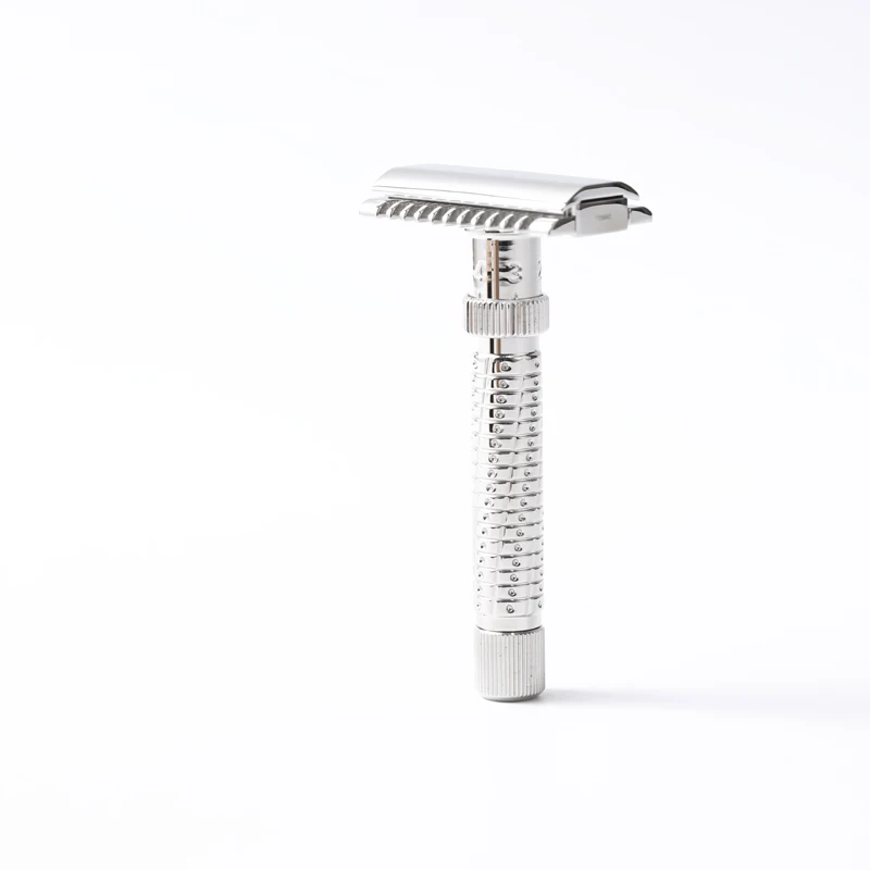 Afeitadora de seguridad ajustable para hombre Yaqi Ultima Open Comb de acero inoxidable