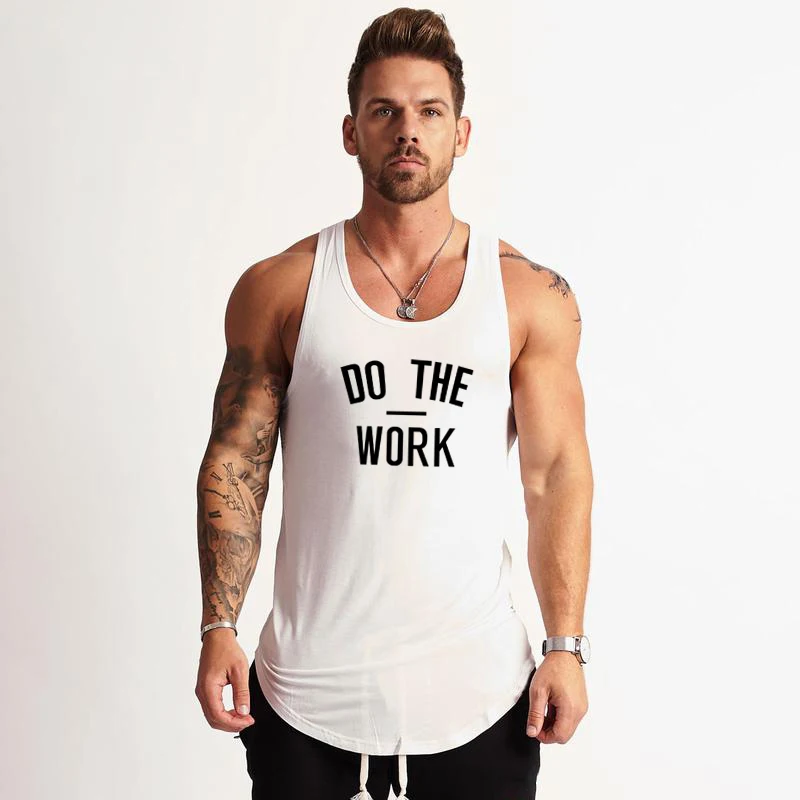 Camisetas de culturismo y Fitness para hombre, ropa sin mangas de algodón de verano, camisetas sin mangas para entrenamiento muscular, chalecos deportivos transpirables para gimnasio y correr