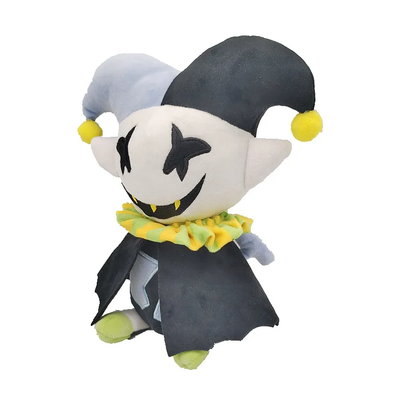 Jevil-juguete de peluche parlante de 25CM, muñecos de juego de dibujos animados, juguete suave de peluche, regalo de cumpleaños y Navidad para niños