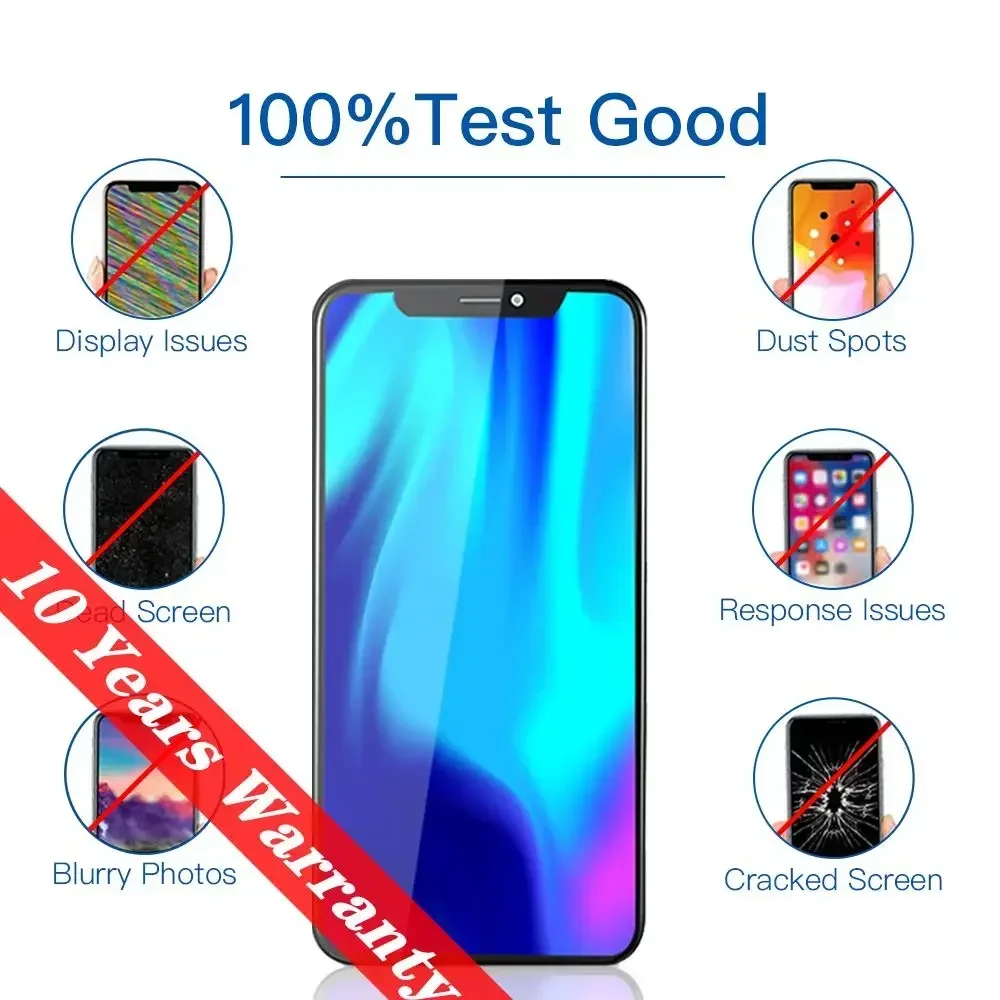 PINZHENG pantalla de alta calidad INCELL LCD OLED para iPhone 14 Pro 15 Plus 13 Pro Max pantalla para reemplazo de iPhone con herramientas