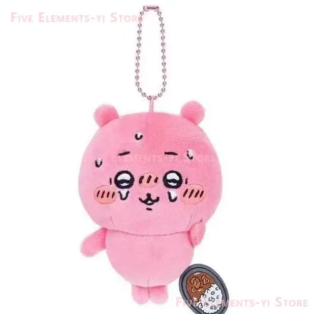 yiji Pepper Cute Red ハチワレ Muñeco de Peluche Hachiware USAGI うさぎ USAGI ちいか Colgante para Bolso de Dibujos Animados, Regalo de Halloween, Juguete de Peluche