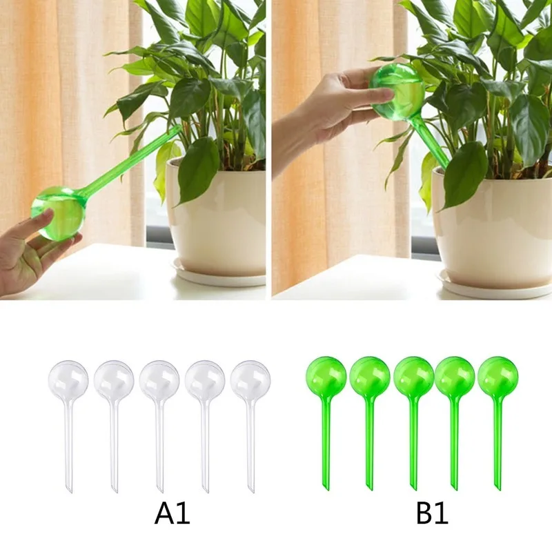 Bombillas de riego de plantas, globos de autorriego automático, bolas de plástico, dispositivo de agua para jardín, bombillas de riego para promoción de plantas, 5/12 Uds.